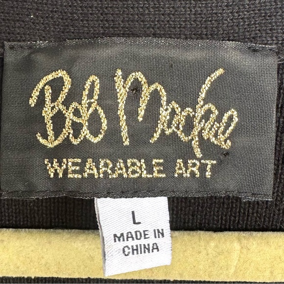 Bob Mackie Wearable Art cardigan - Picture 3 of 4